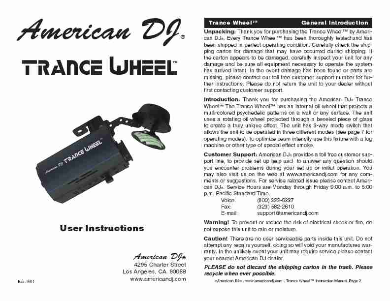 American DJ DJ Equipment Trance Wheel-page_pdf